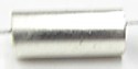 Metalen kraal  6,5x 5mm zilverkl. 10 stuks
