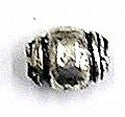 zware metalen kraal 12mm ton antiekzilv. 10st
