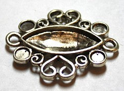 Tussenstuk 33x26mm zilverkl. per stuk