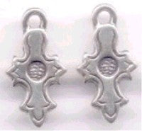 Metalen kruis 27x15mm 2st.