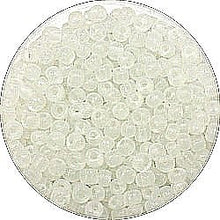 Rocailles 7/0 mat transparant25 gram
