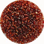 Rocailles 10/0 rood zilverkern ca 50gram