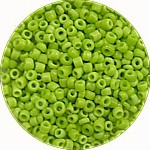 Rocailles  10/0 grasgroen opaque ca 50gram
