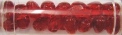 Guterman facetdruppel 10mm rood ca. 20st