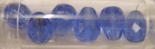 Guterman facetdruppel 13mm saffierblauw 6st