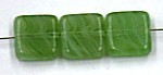 Glaskraal 8x8mm volcano groen 25st