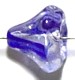 Glaskelk 9x10mm Blauw Mizh-Mazh 5st