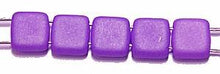 TILA kralen 6x6mm mat lila 25st.