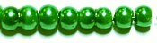 Glasparel 3mm groen streng ca 250st.