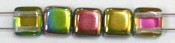 TILA kralen 6x6mm crystal vitrail medium 25st.