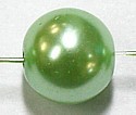 Glasparel 12mm lichtgroen streng ca 70st.