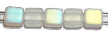 TILA kralen 6x6mm melkwit IJS-AB 25st.
