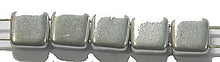 TILA kralen 6x6mm full silver 25st.