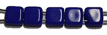 TILA kralen 6x6mm full darkblue 25st.