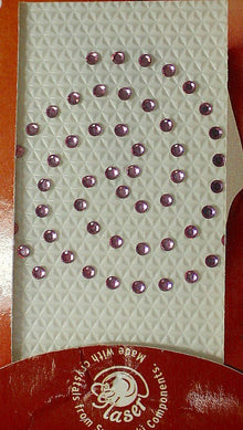 Swarovski tattoo 2mm kristal 4x4cm roze