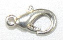 Karabinsluiting 16mm VERZILVERD 5st.