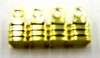 leerveterklem verguld 2-3mm 10st.