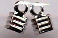 Leerveterklem antracietkl. 5mm 10st.