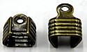 leerveterklem oud goudkl. 7mm 10st.