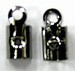 leerveterklem 3-4mm rond antracietkl. 10st