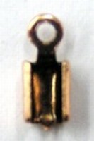 Leerveterklem 5mm rond koperkl. 5paar