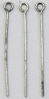 Oogstiften ca. 30mm metaalkleurig 50st.