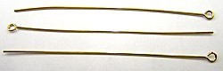 Nietstiften 30mm verguld 25st