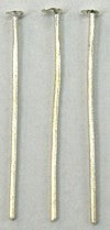 Nietstiften 33mm verzilverd 25 st