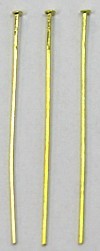 Nietstiften 40mm verguld 25stuks