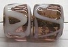 glaskraal ton 10x10 l. amethyst/wit 10 stuks