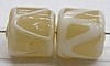 glaskraal ton 10x10 rose/wit 10 stuks