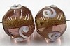 glaskr. 11mm tr. amethyst witte krullen 10st