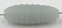 Glaskraal 19x8mm geribbneld grijs 5st.