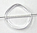 Glaskraal 19x4mm transprant 5 stuks