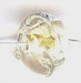 Glaskraal ovaal 9x13mm transp wit 5st