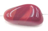 glaskraal 32X14mm rood per stuk