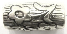 metallookkraal 29x15mm zilverkl. per stuk