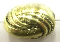metallookkraal 18x14mm lichtgoudkl.3 stuks