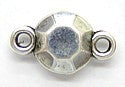 metallook tussenstukje 17x10mm zilverkl. 10st