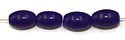 Glaskraal 6x4 ovaal variaties blauw ca 200st.