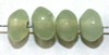 Glaskraal 4x6mm schijf licht opaalgroen ca 200st.
