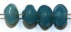 Glaskraal 4x6mm schijf opaalblauw ca 200st.