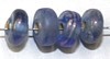 Glaskraal 4x6,5mm  tr. blauw AB ca 200st.