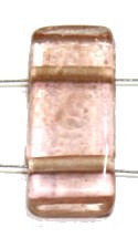 Glaskraal 11x24mm 2 gaats tr. l.zalm 5st.