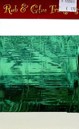 Rub & Glue Metallic groen per vel