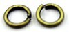 Ringetjes 5mm oud goudkl. 25st