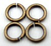 ringetjes 6mm koperkl. 25st