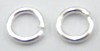 ringetjes 6mm verzilverd 25st
