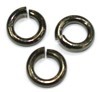 Ringetjes 10mm dikte 2mm antraciet 10st.