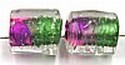 tonkraal 13/14mm groen/rose 5st